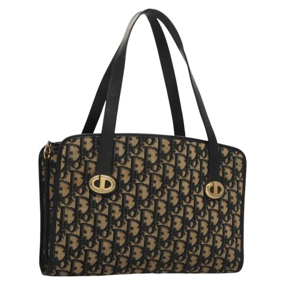 DIOR Trotter Canvas Shoulder Bag Navy - Picture 1 of 13